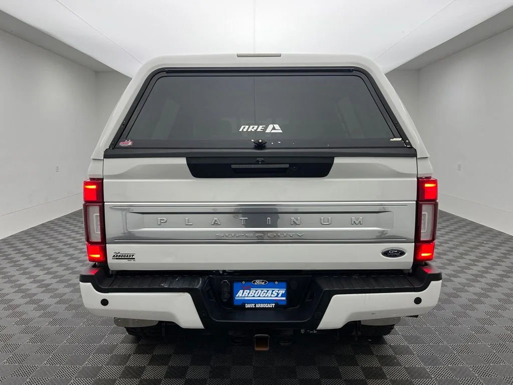 Used 2022 White Ford Platinum Lifted Truck image 8