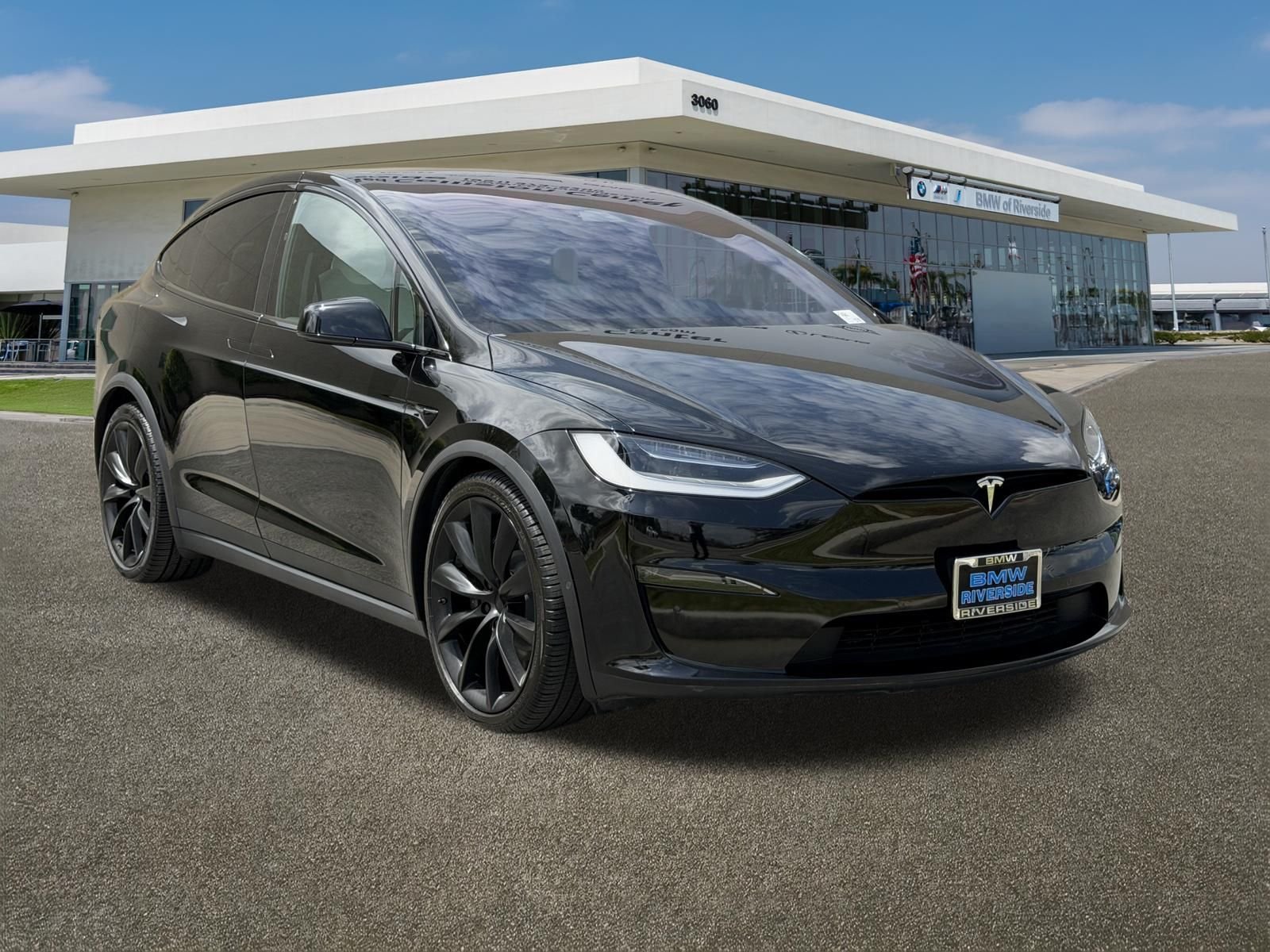 Used 2022 Tesla Model X Plaid with VIN 7SAXCBE61NF360226 for sale in Riverside, CA