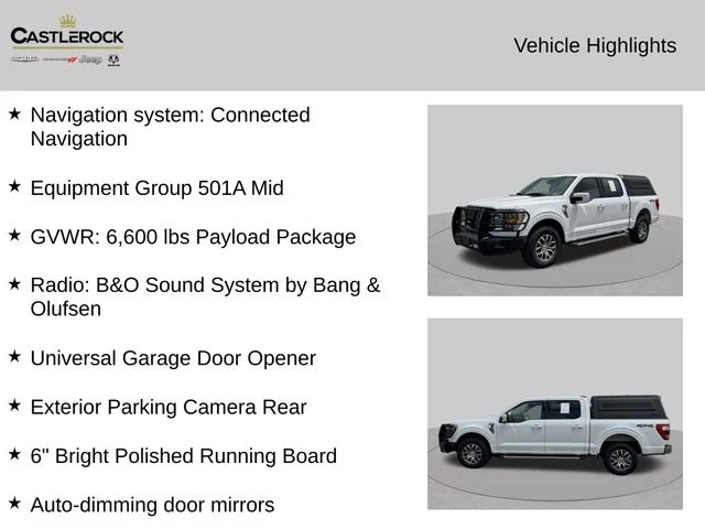 Used 2022 White Ford Lariat image 2