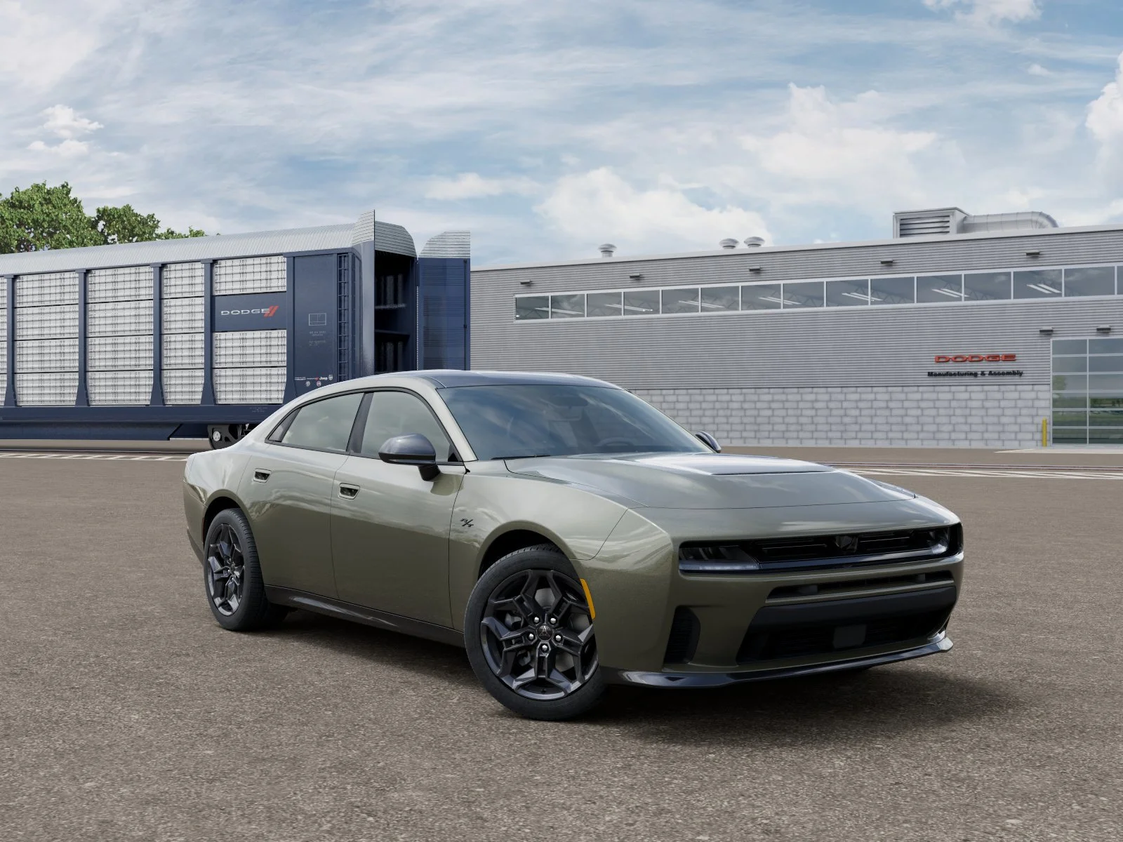New 2026 Green Machine Exterior Paint Dodge R/T image 6
