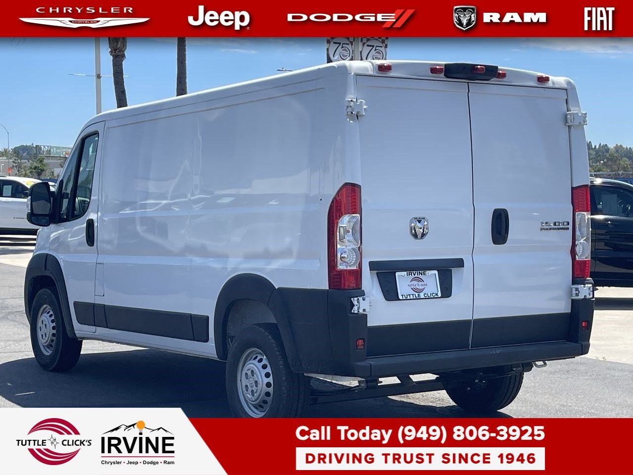 New 2026 Bright White Clear-Coat Exterior Paint RAM Tradesman image 4