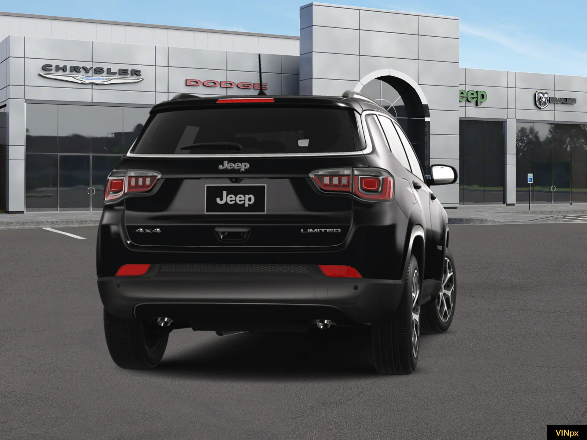 New 2026 Diamond Black Crystal Pearlcoat Jeep Limited image 14