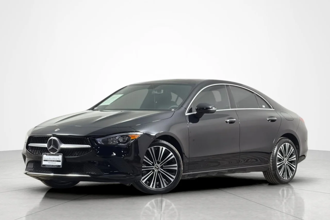Used 2023 Cosmos Black Metallic Mercedes-Benz CLA 250 image 1