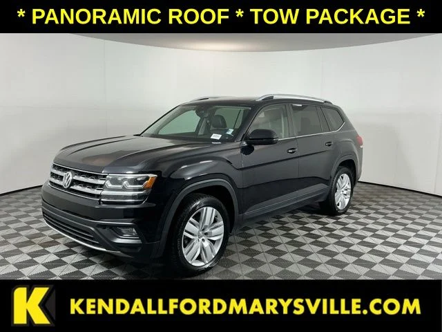 Used 2019 Black Volkswagen 3.6L V6 SE image 1
