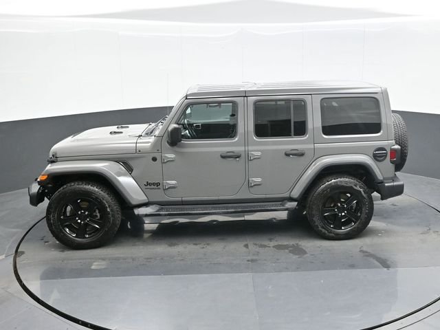 Used 2021 Gray Jeep Unlimited Sahara Altitude image 12