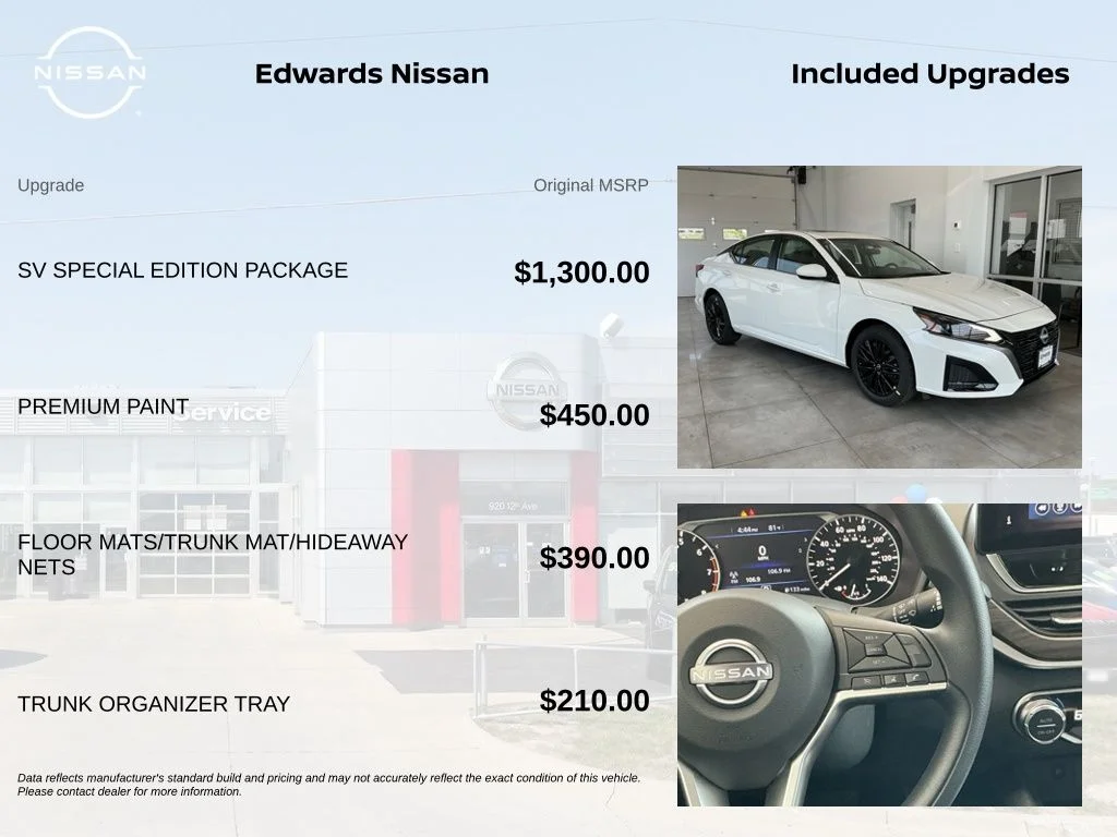 New 2026 Pearl White TriCoat Nissan SV Special Edition image 4