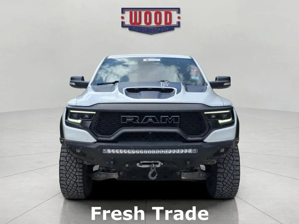 Used 2022 Bright White Clearcoat Ram TRX image 2