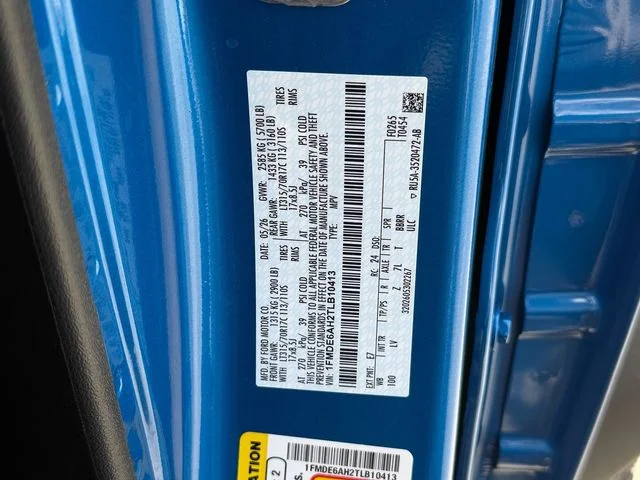 New 2026 Velocity Blue Metallic Ford Base image 10