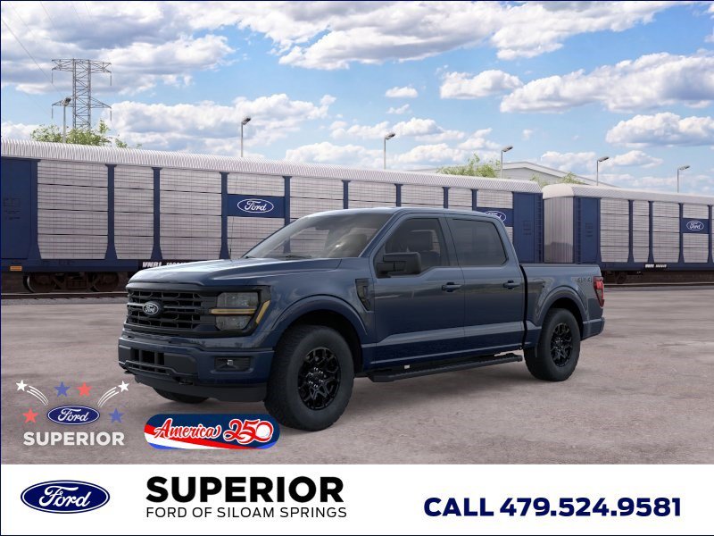 New 2026 Antimatter Blue Metallic Ford XLT image 1
