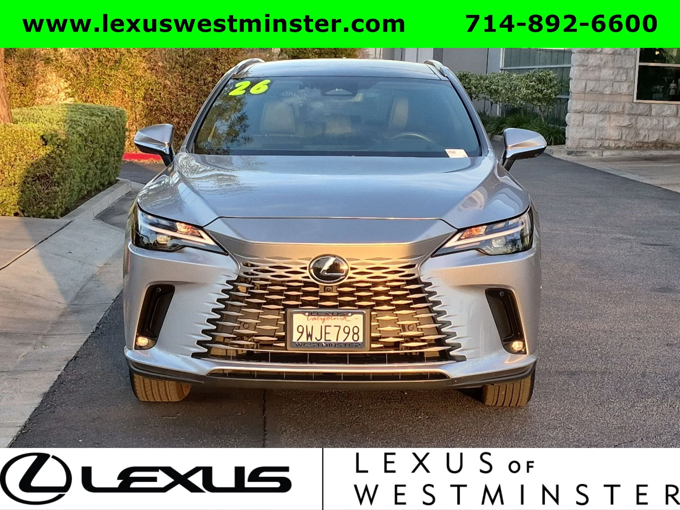 Certified Used 2026 Iridium Lexus RX 350h Premium+ image 2
