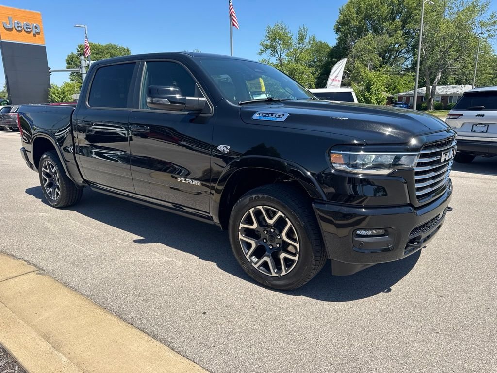 New 2026 Diamond Black Crystal Pearl-Coat Exterior Paint RAM Laramie image 1