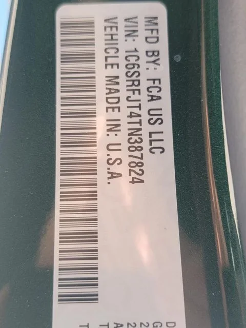 New 2026 Serrano-Green Metallic Exterior Paint RAM Laramie image 25