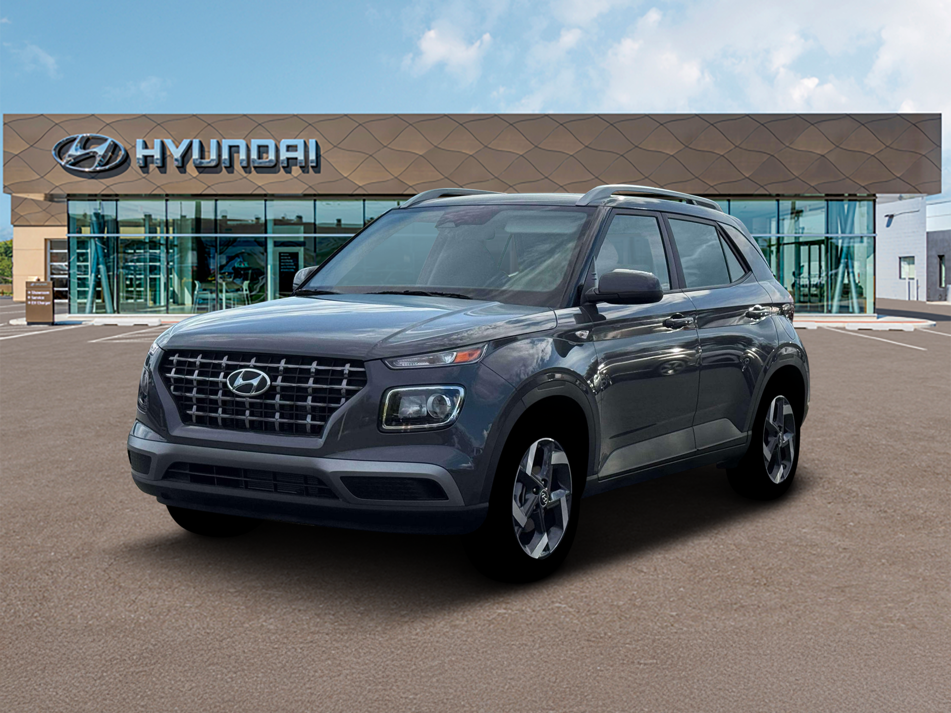 New 2026 Gray Hyundai SEL image 1