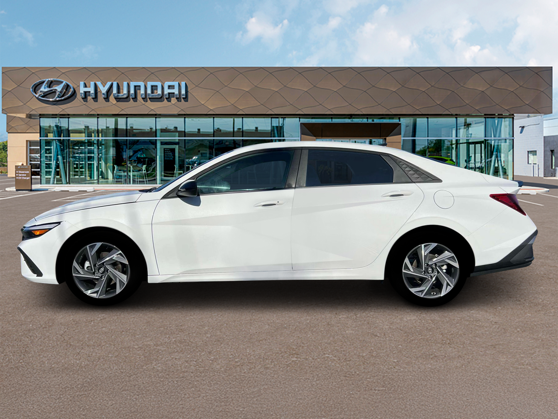 New 2025 White Hyundai SEL Sport image 3