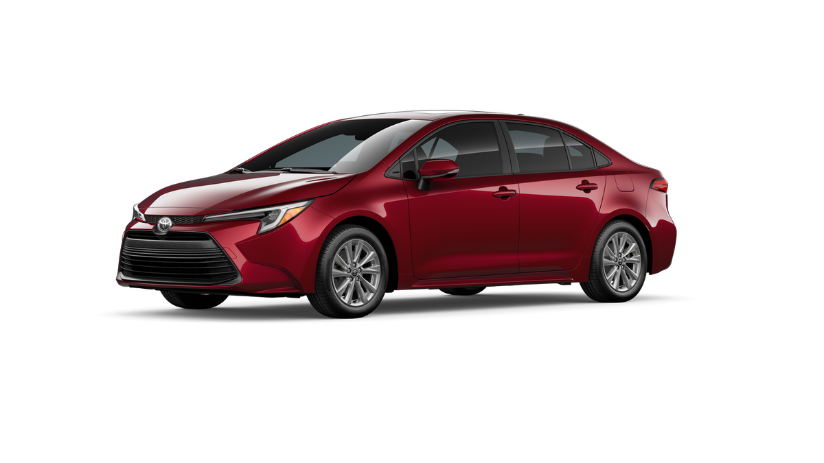 New 2026 Ruby Flare Pearl Toyota Hybrid XLE image 2