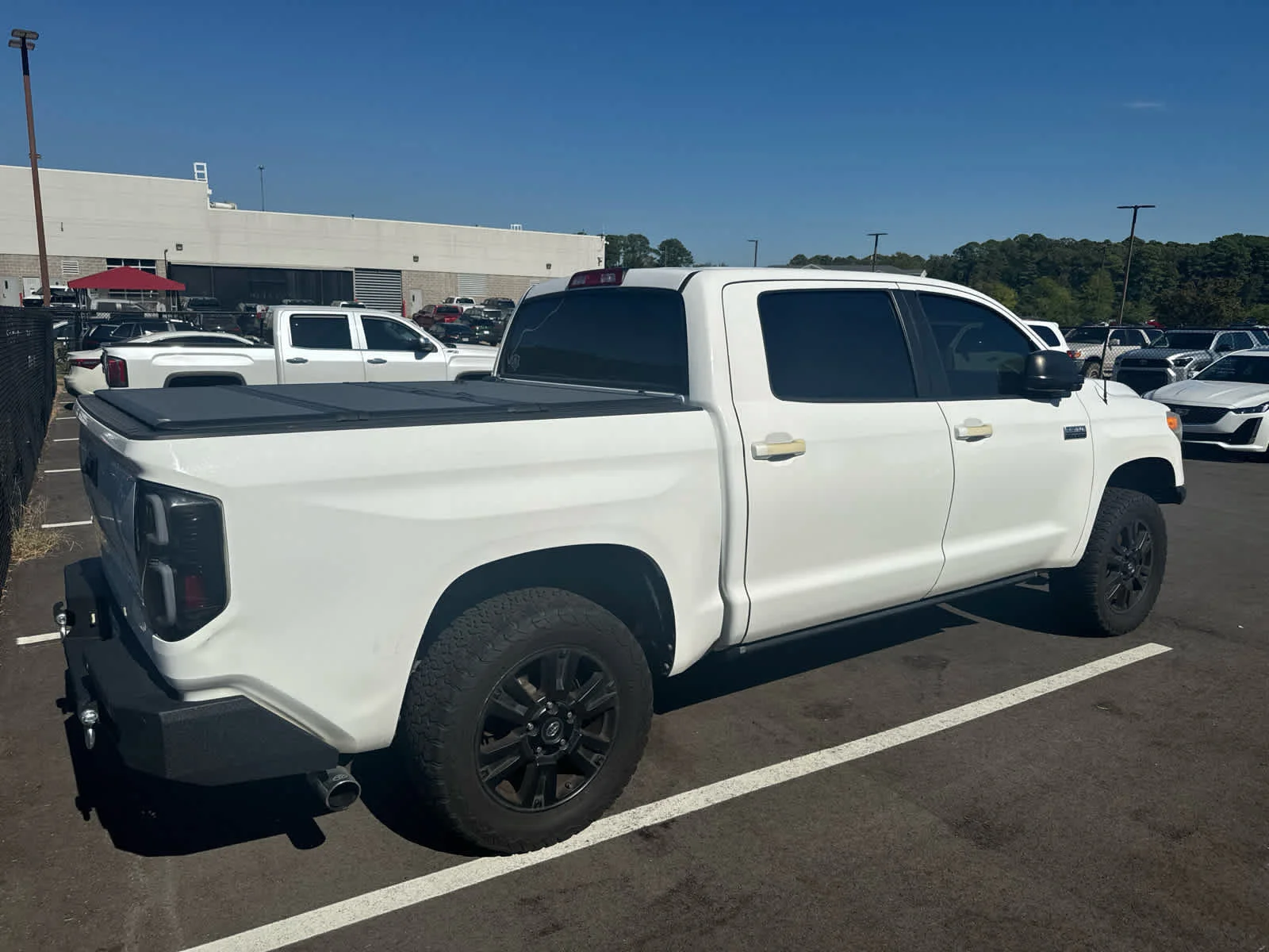 Used 2017 Super White Toyota Platinum image 4