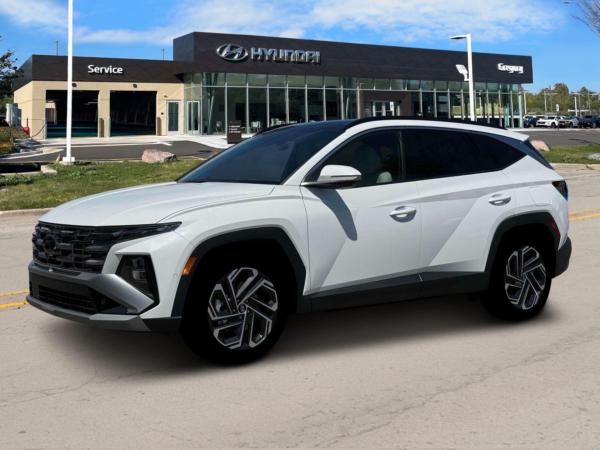 New 2026 White Hyundai Limited AWD image 2
