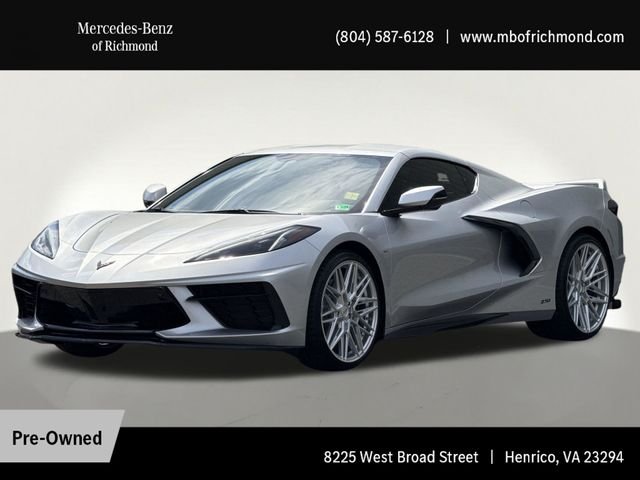 Used 2020 Silver Chevrolet Stingray image 1
