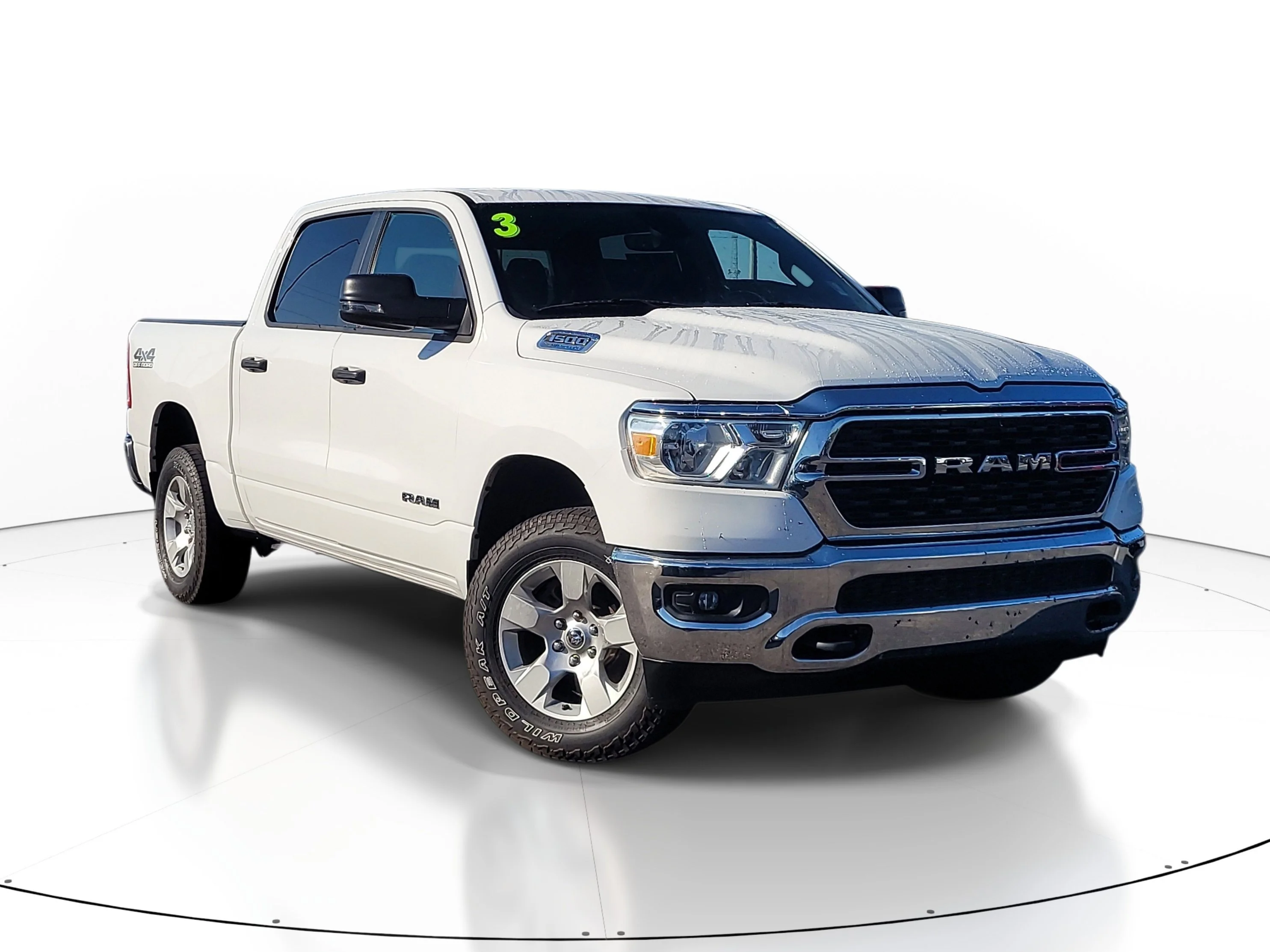 Used 2023 Bright White Clearcoat Ram Big Horn image 1