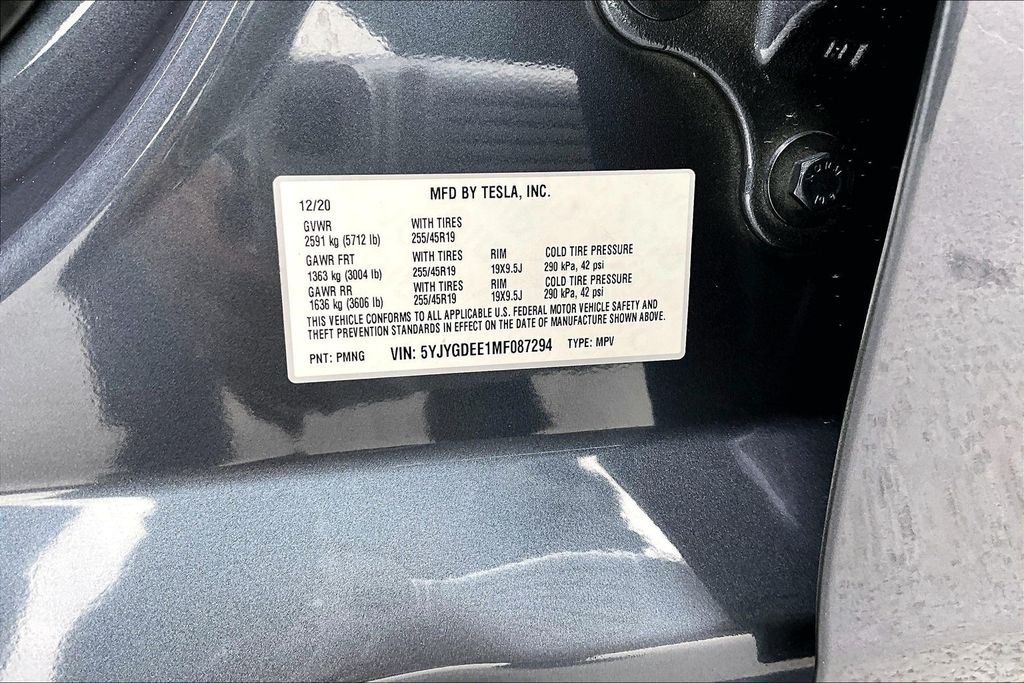 Used 2021 Gray Tesla Long Range image 17