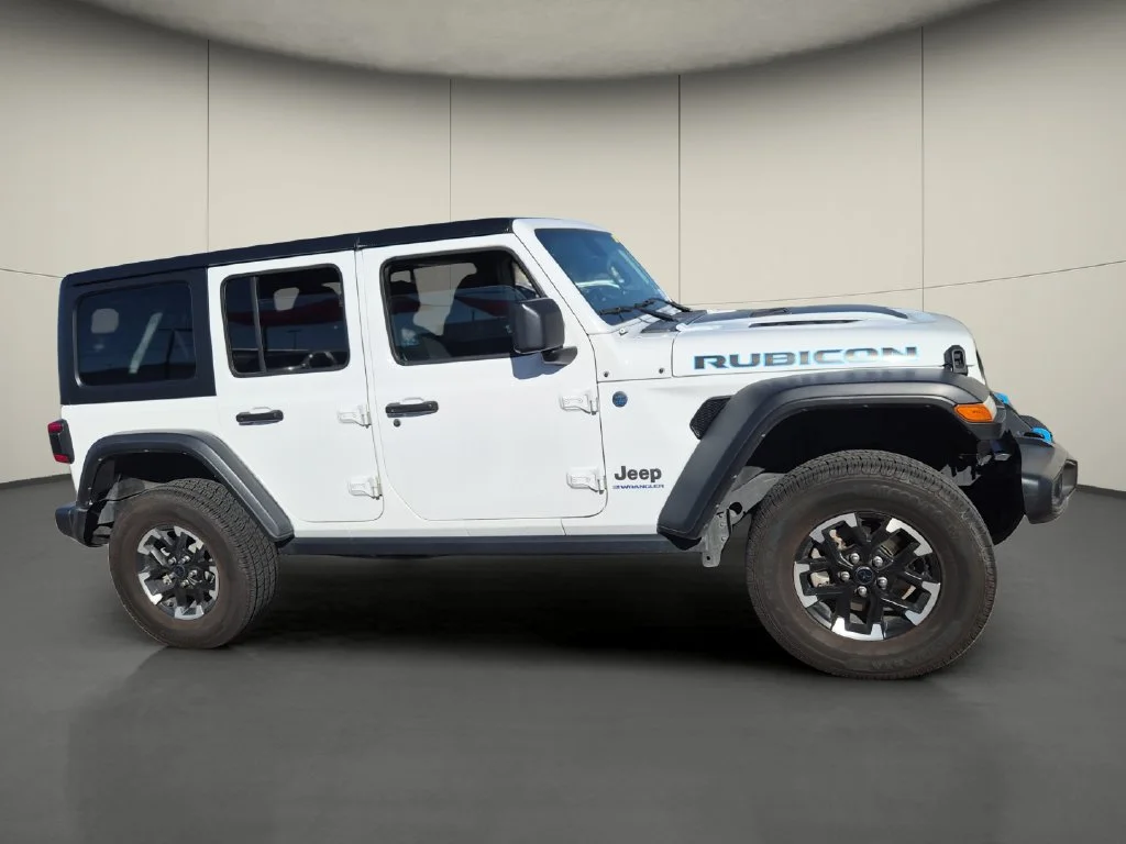 Used 2024 White Jeep Rubicon 4xe image 8