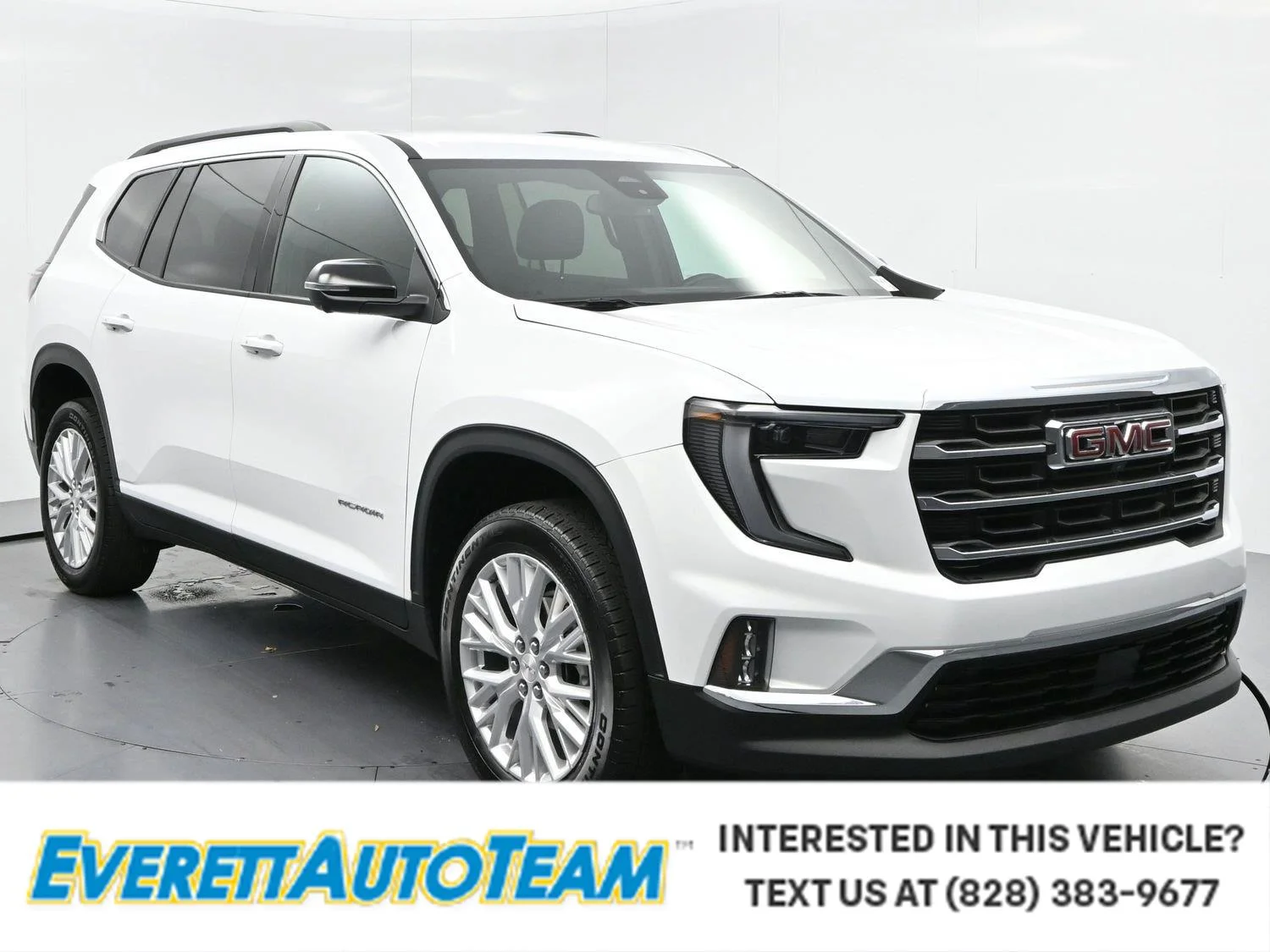 Used 2024 Summit White GMC FWD Elevation image 1
