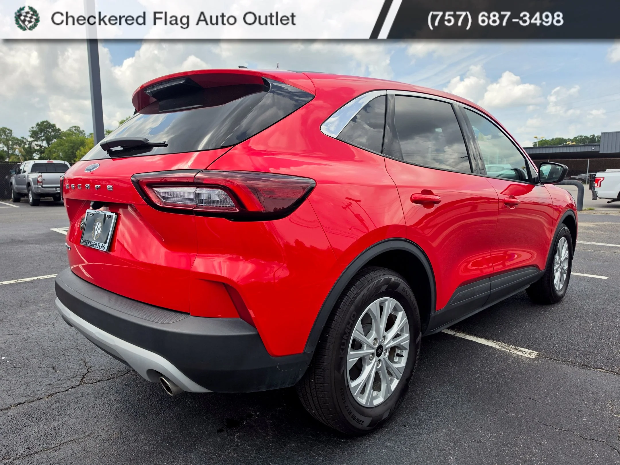 Used 2024 Race Red Ford Active image 5
