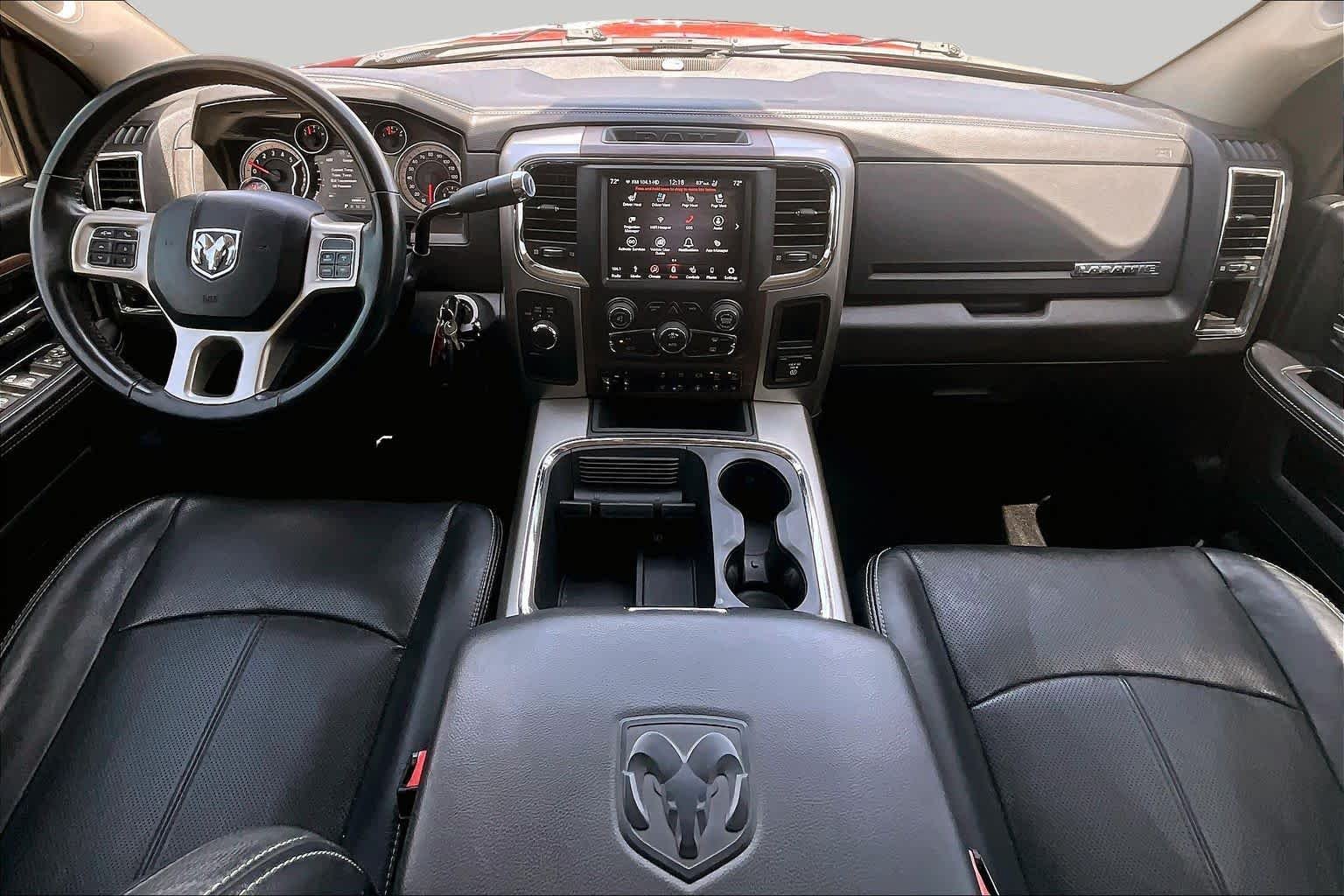 Used 2018 Flame Red Clearcoat Ram Laramie image 16
