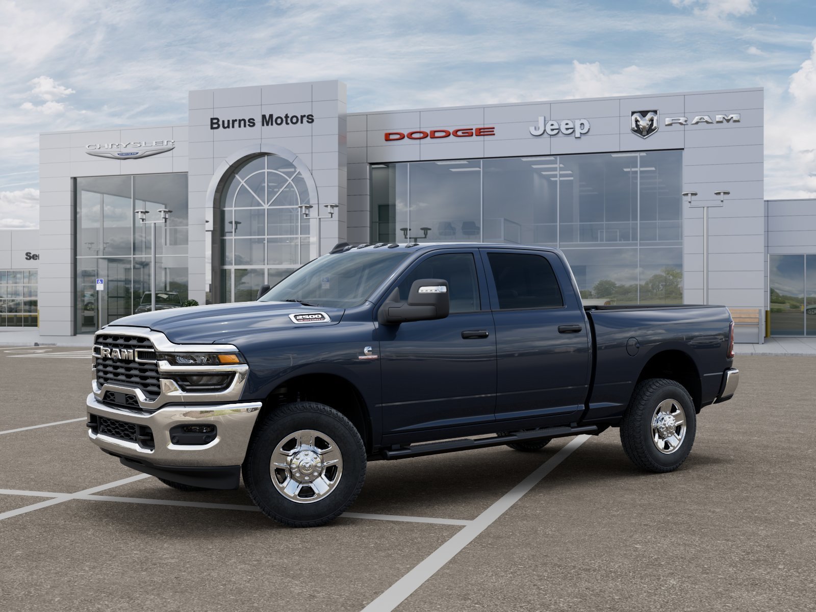New 2027 Forged Blue Metallic Exterior Paint RAM Tradesman image 2