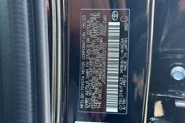 Certified Used 2023 Black Toyota SE image 35