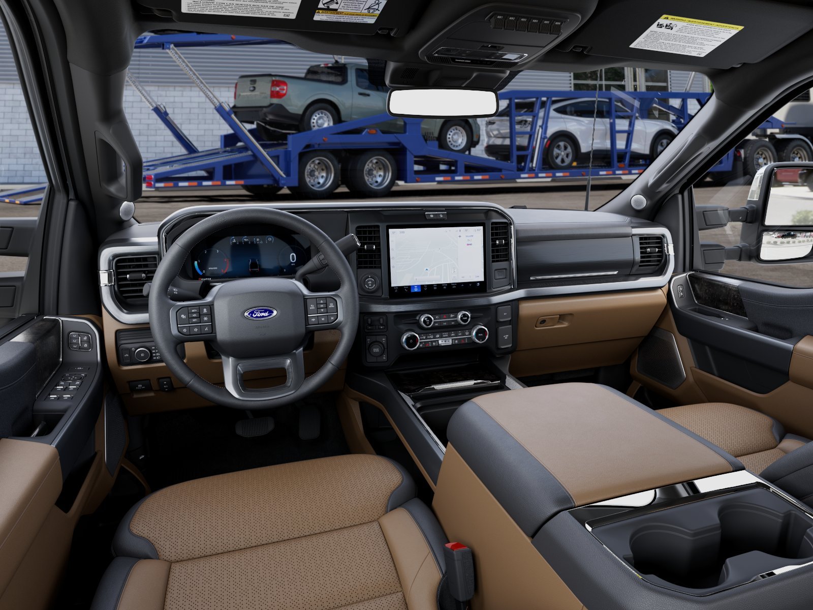 New 2027 Star White Metallic Tri-Coat Ford F-350® Lariat® image 9