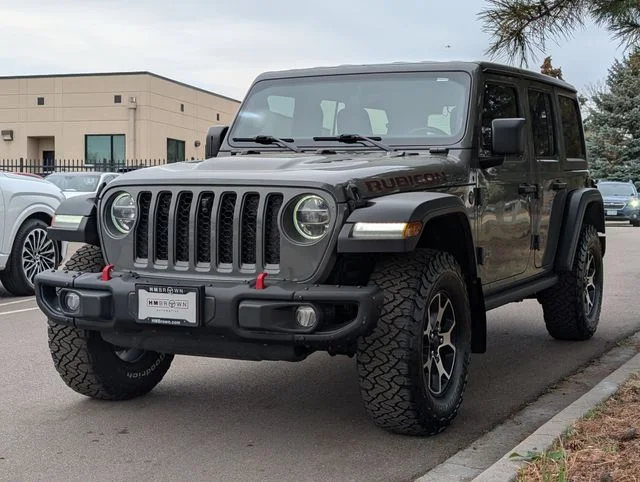 Used 2021 Gray Clearcoat Jeep Unlimited Rubicon image 5