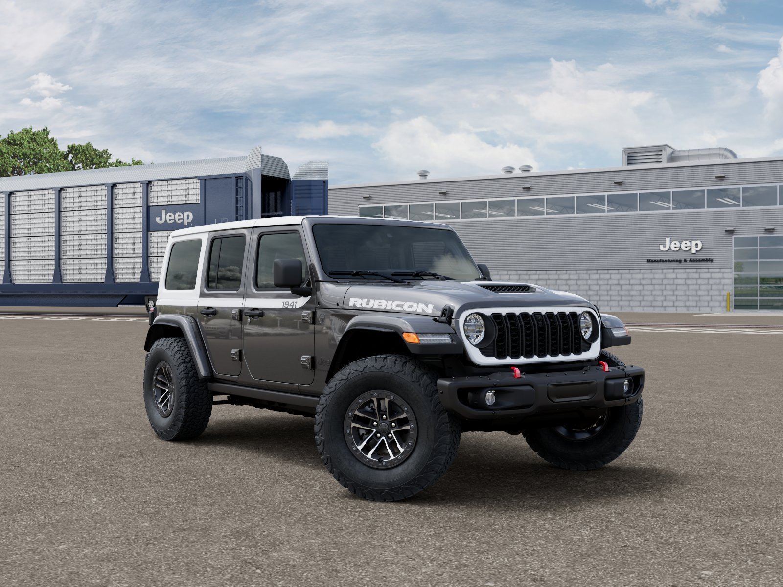 New 2027 Granite Crystal Metallic Clear-Coat Paint Jeep Rubicon X image 3