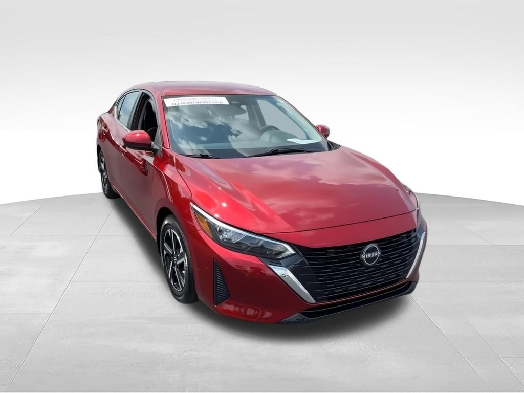 Certified Used 2025 Red Nissan SV image 3