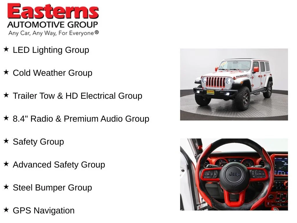 Used 2020 White Jeep Unlimited Rubicon image 11
