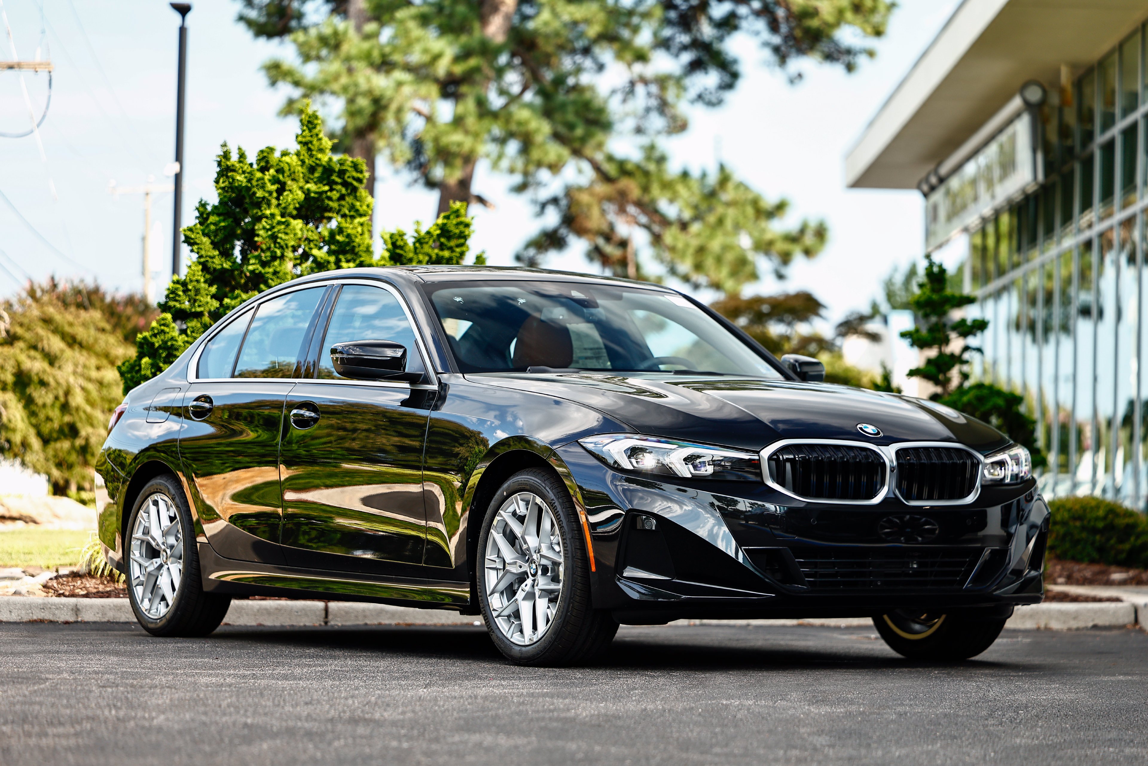 New 2026 Black Sapphire Metallic BMW 330i image 1
