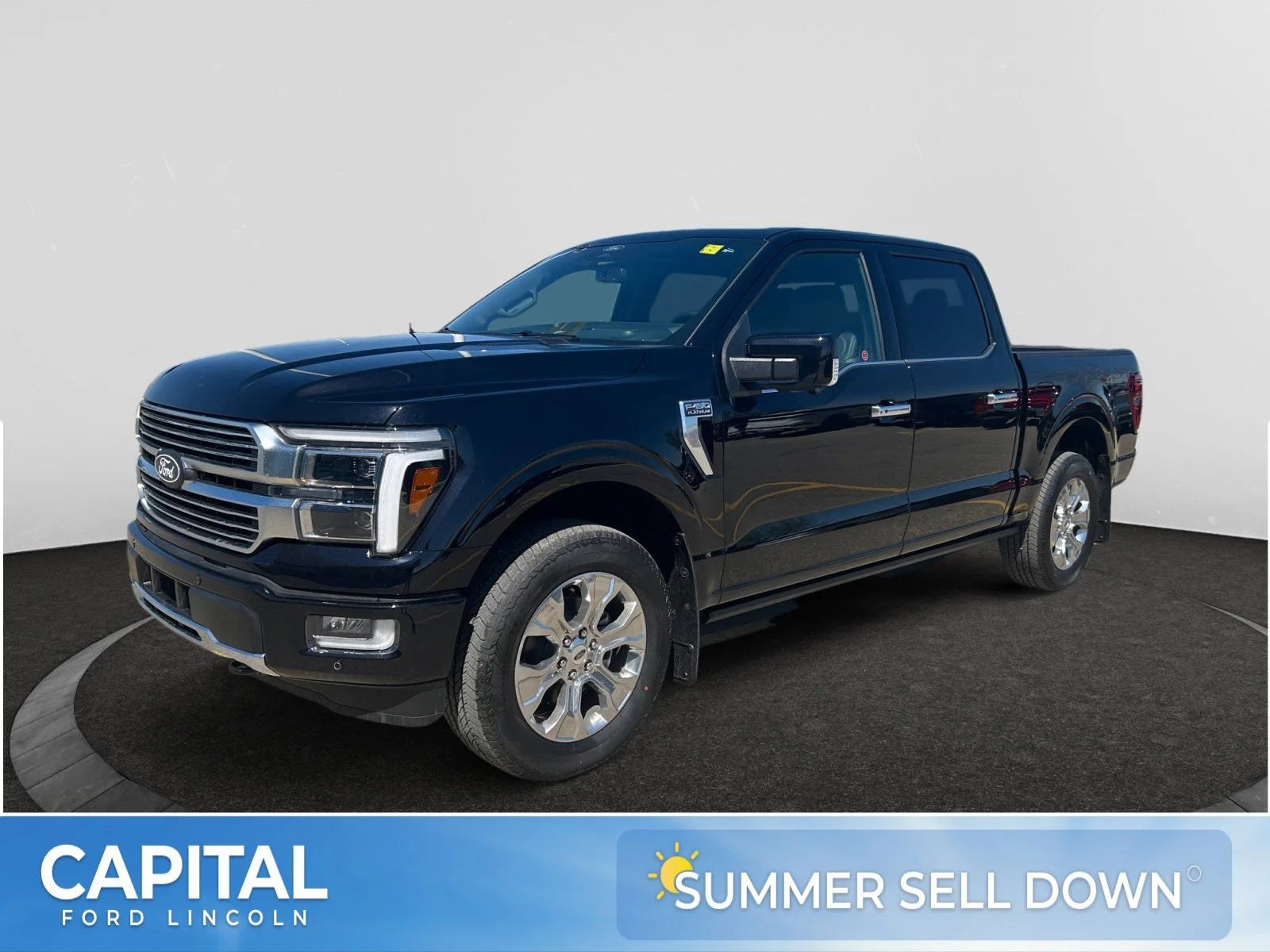 New 2026 Agate Black Metallic Ford Platinum image 1