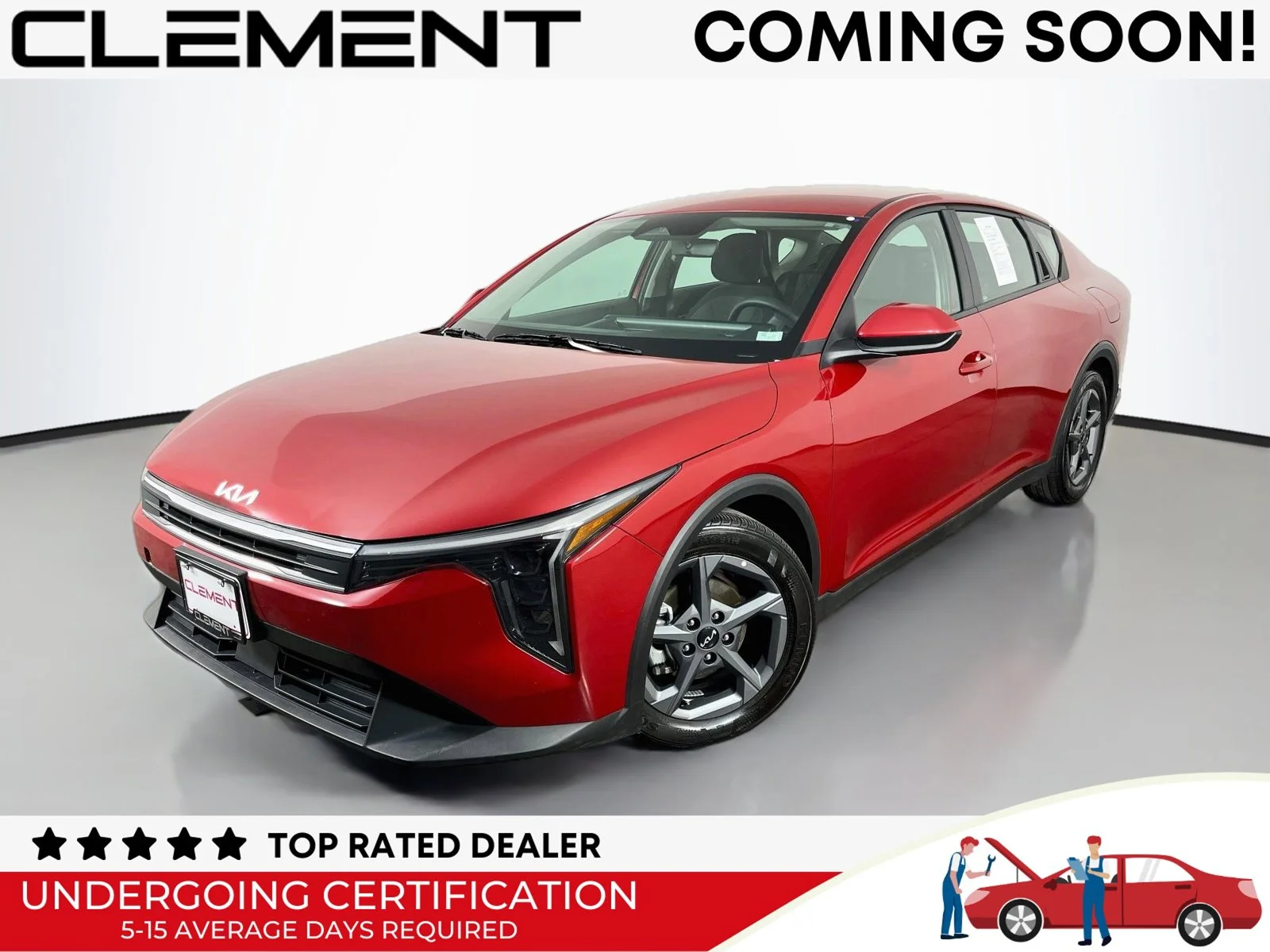 Used 2025 Red Kia LXS image 1