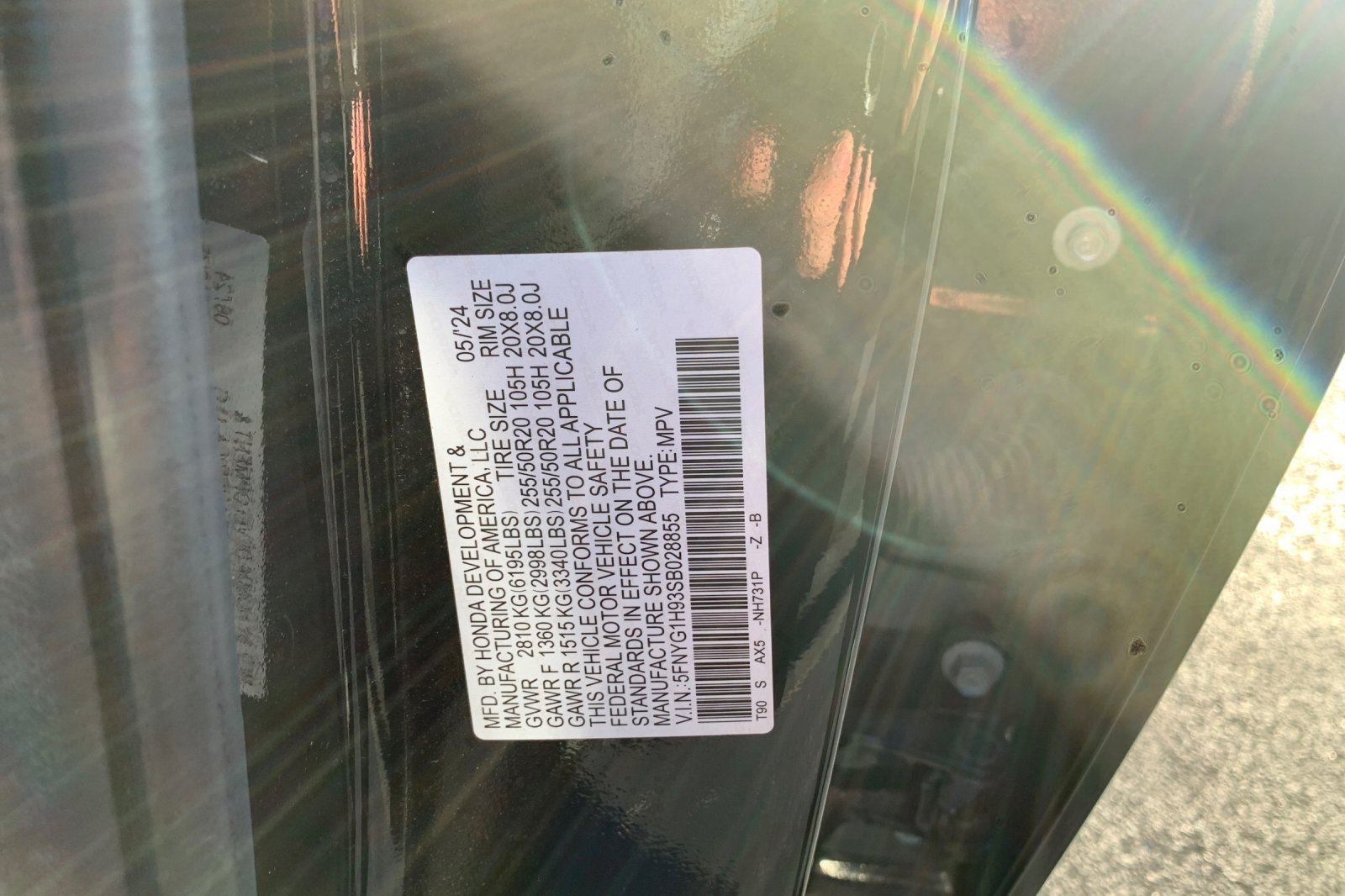 Certified Used 2025 Black Honda Black Edition image 9