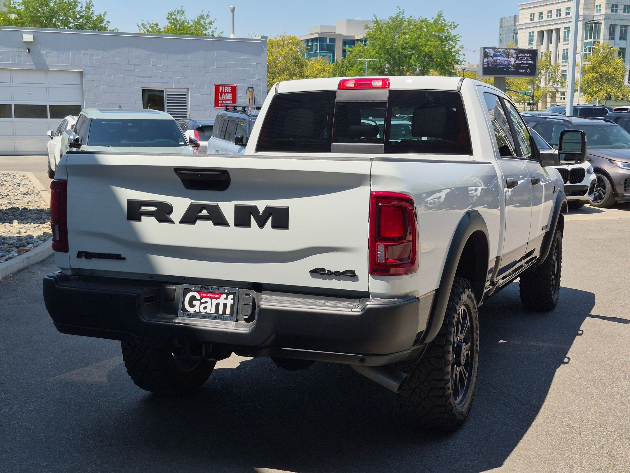Used 2026 Bright White Clearcoat Ram Rebel image 3