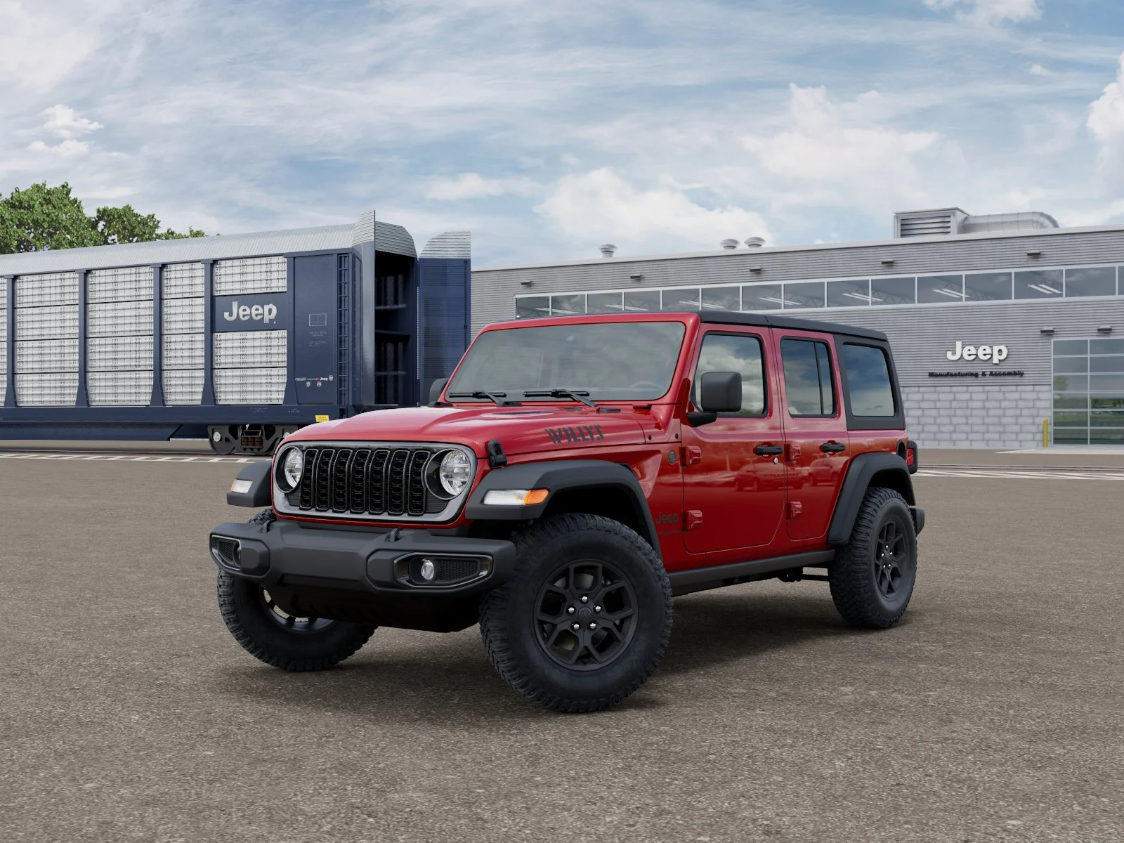 New 2026 Firecracker Red Clear-Coat Exterior Paint Jeep  image 27