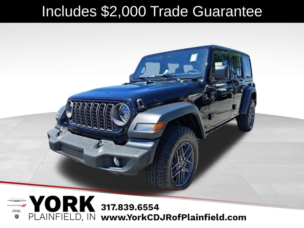 New 2026 Black Clearcoat Jeep Sport S image 1
