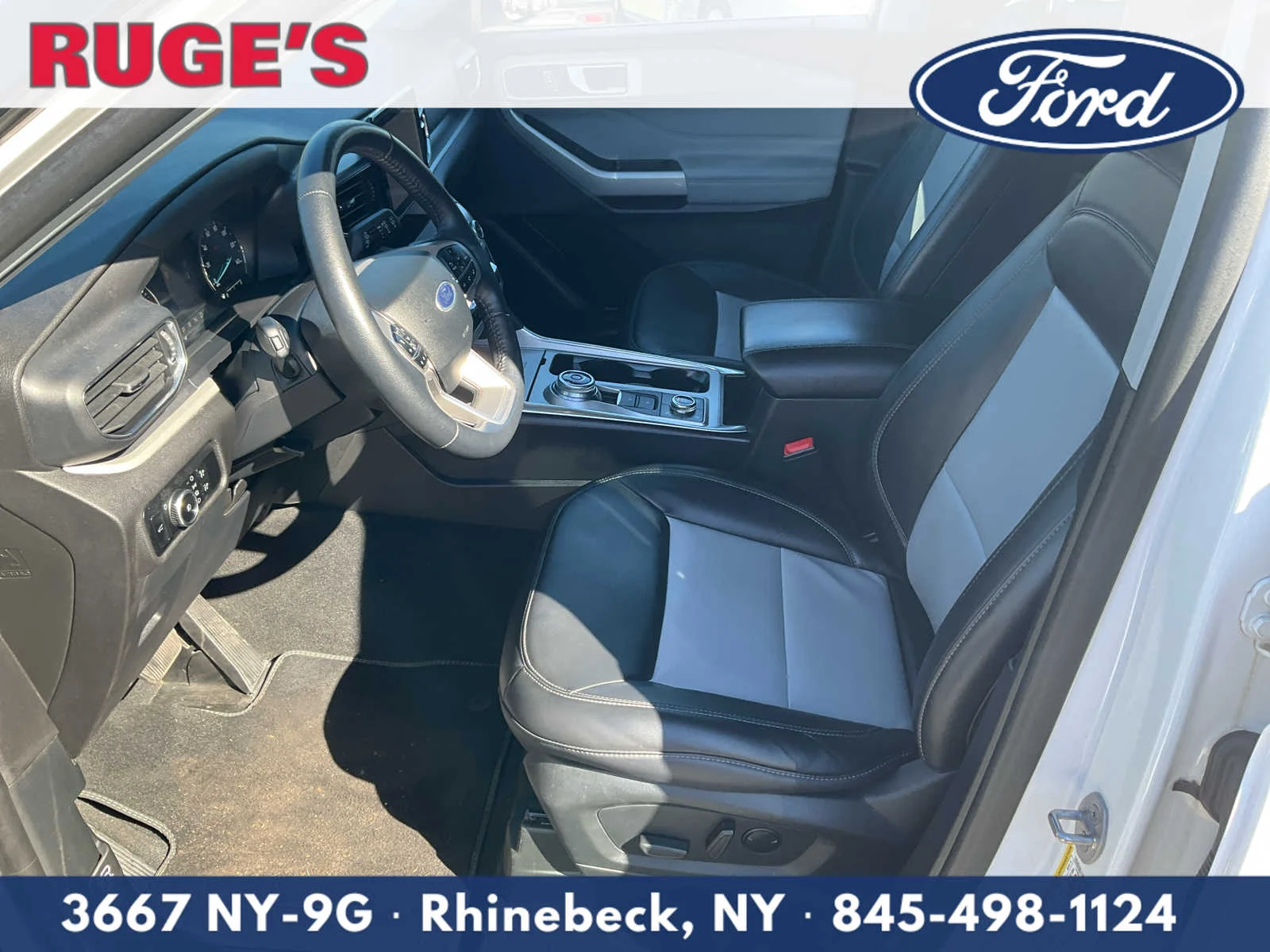 Used 2023 Star White Metallic Tri-Coat Ford XLT image 10