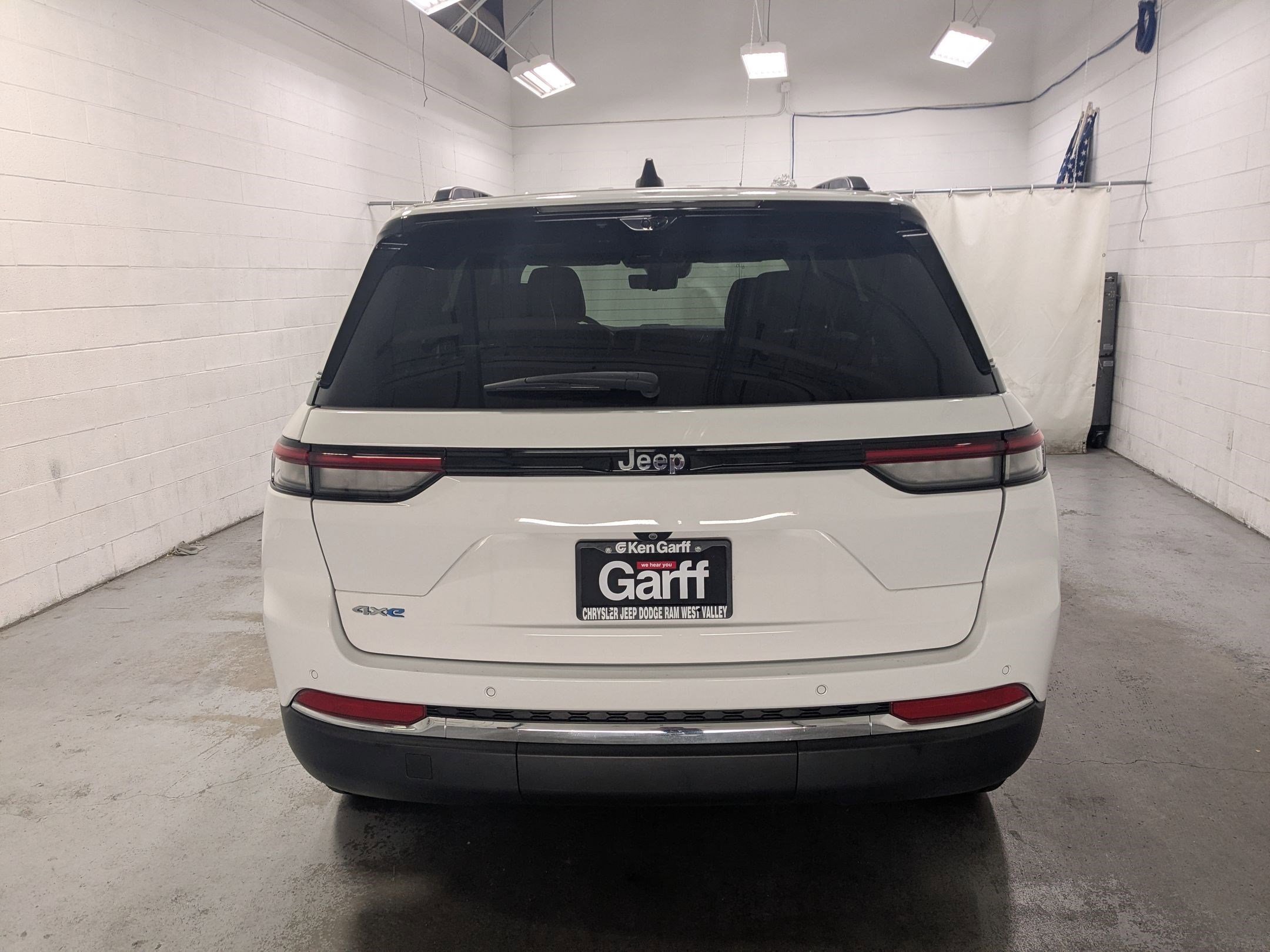 Used 2023 Bright White Clearcoat Jeep 4xe image 5
