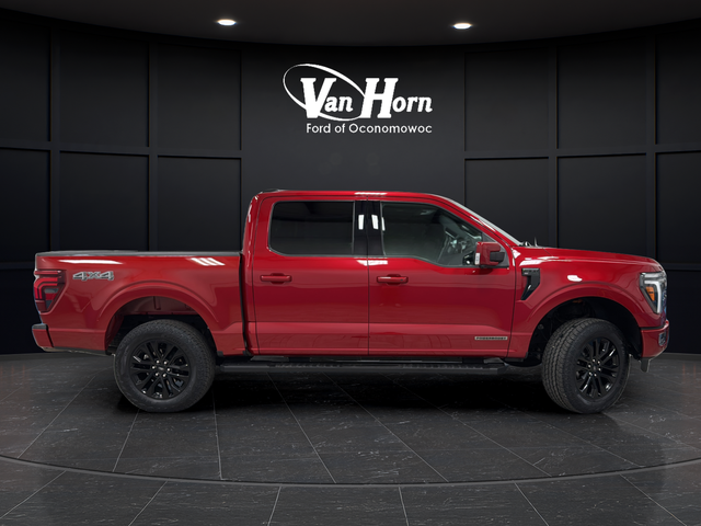 Used 2024 Rapid Red Metallic Tinted Clearcoat Ford Lariat image 8