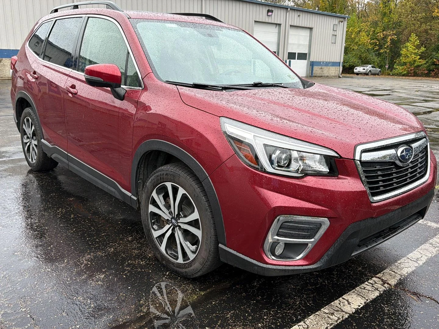 Used 2020 Crimson Red Pearl Subaru Limited image 3