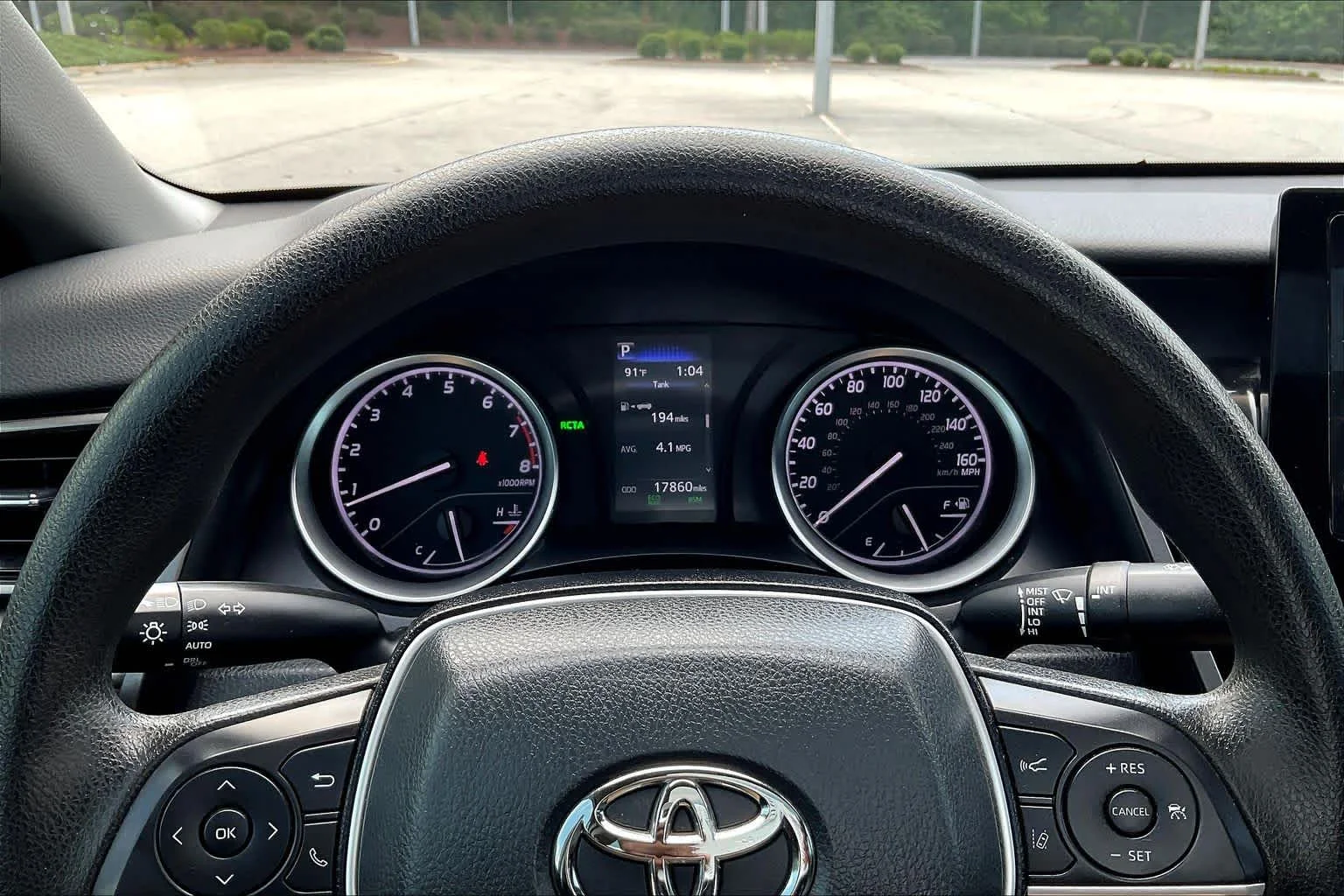 Used 2024 Midnight Black Metallic Toyota LE image 26