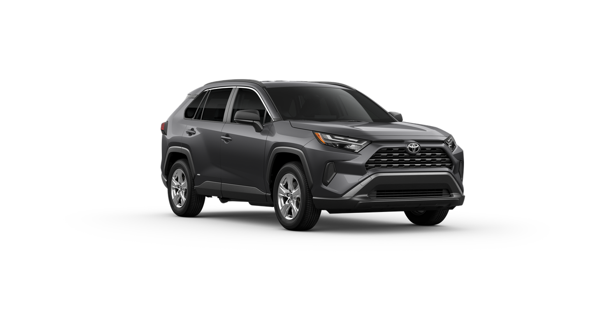 New 2025 Magnetic Gray Metallic Toyota Hybrid LE image 15