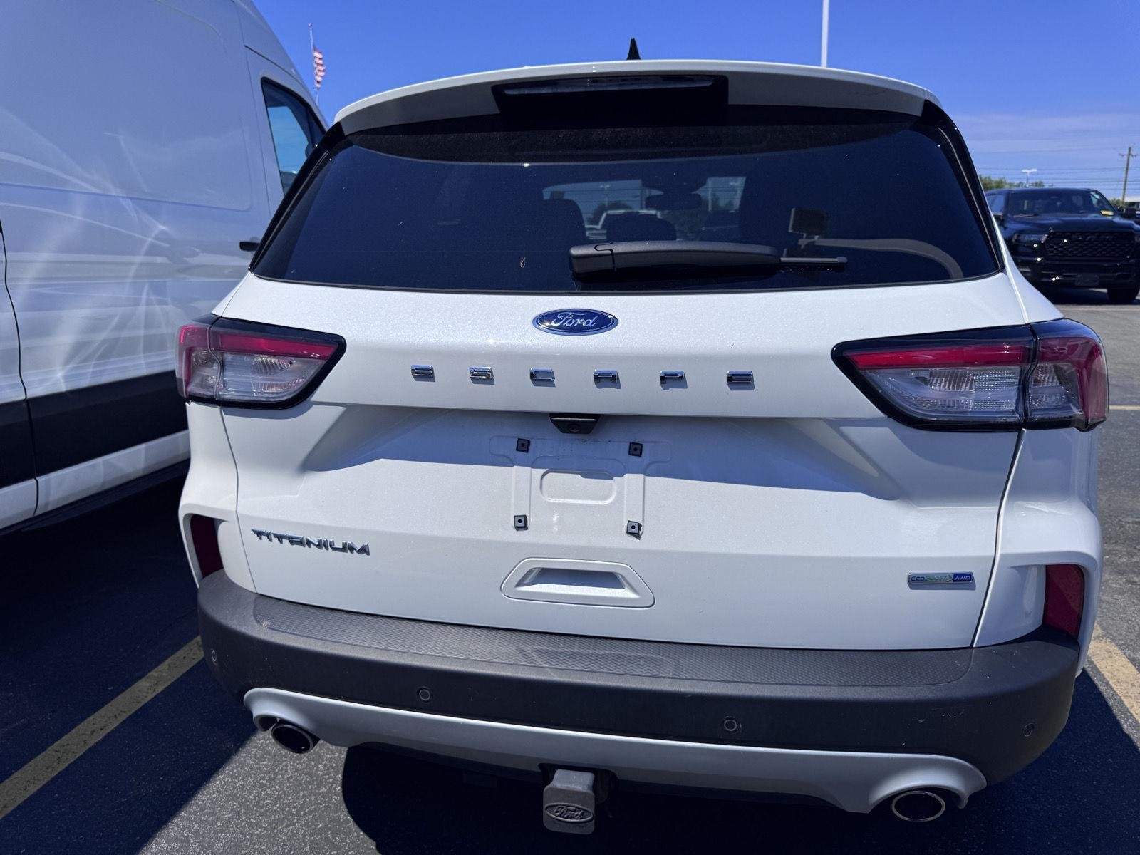 Used 2020 Star White Metallic Tri-Coat Ford Titanium image 5