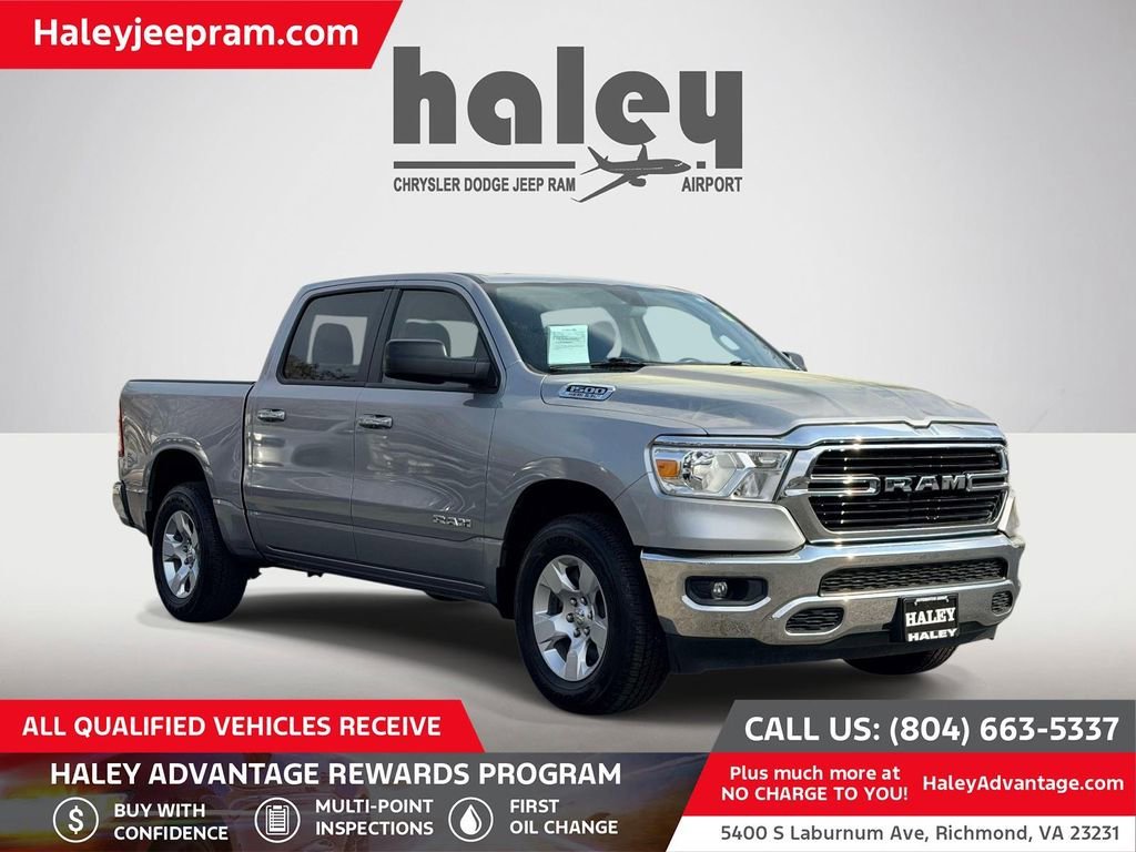 Used 2020 Billet Silver Metallic Clearcoat Ram Big Horn image 1